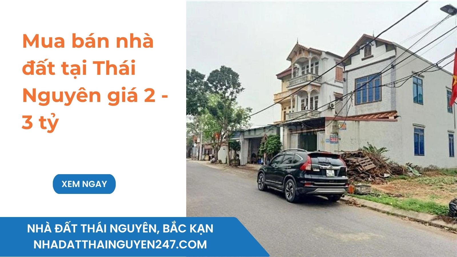Mua bán nhà đất tại Thái Nguyên giá 2 - 3 tỷ
