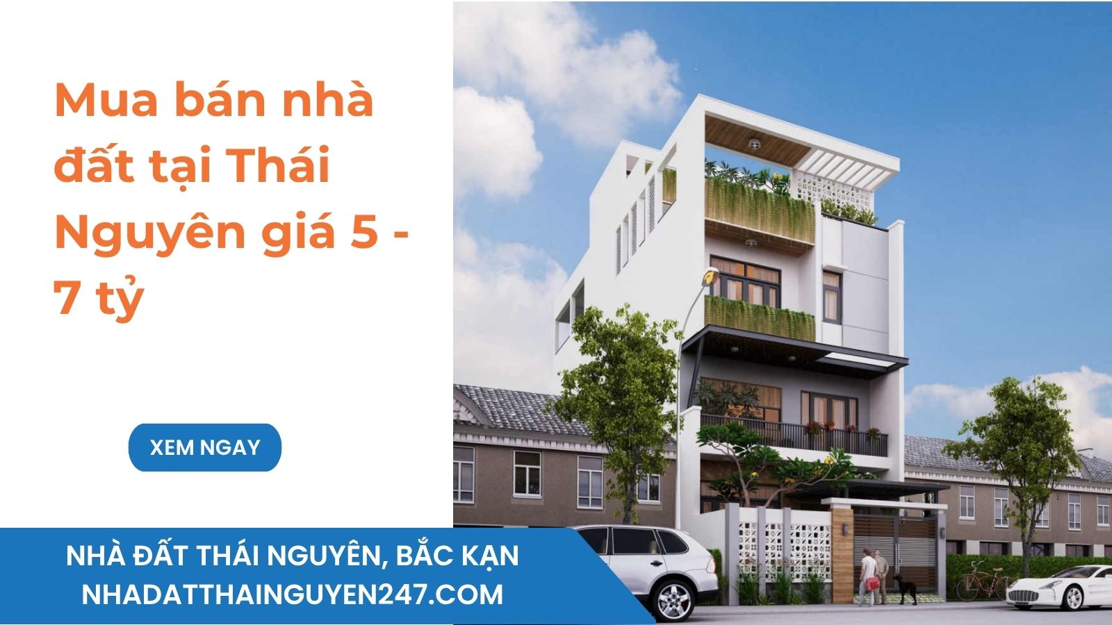 Mua bán nhà đất tại Thái Nguyên giá 5 - 7 tỷ