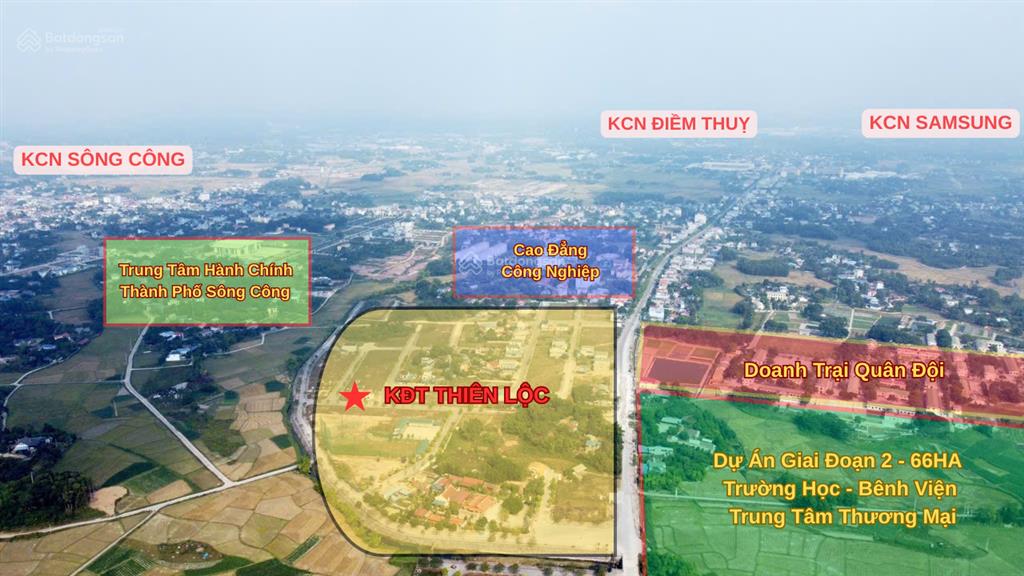 Chính chủ bán nhanh lô đất view suối trung tâm tp. sông công giá 8tr5/m