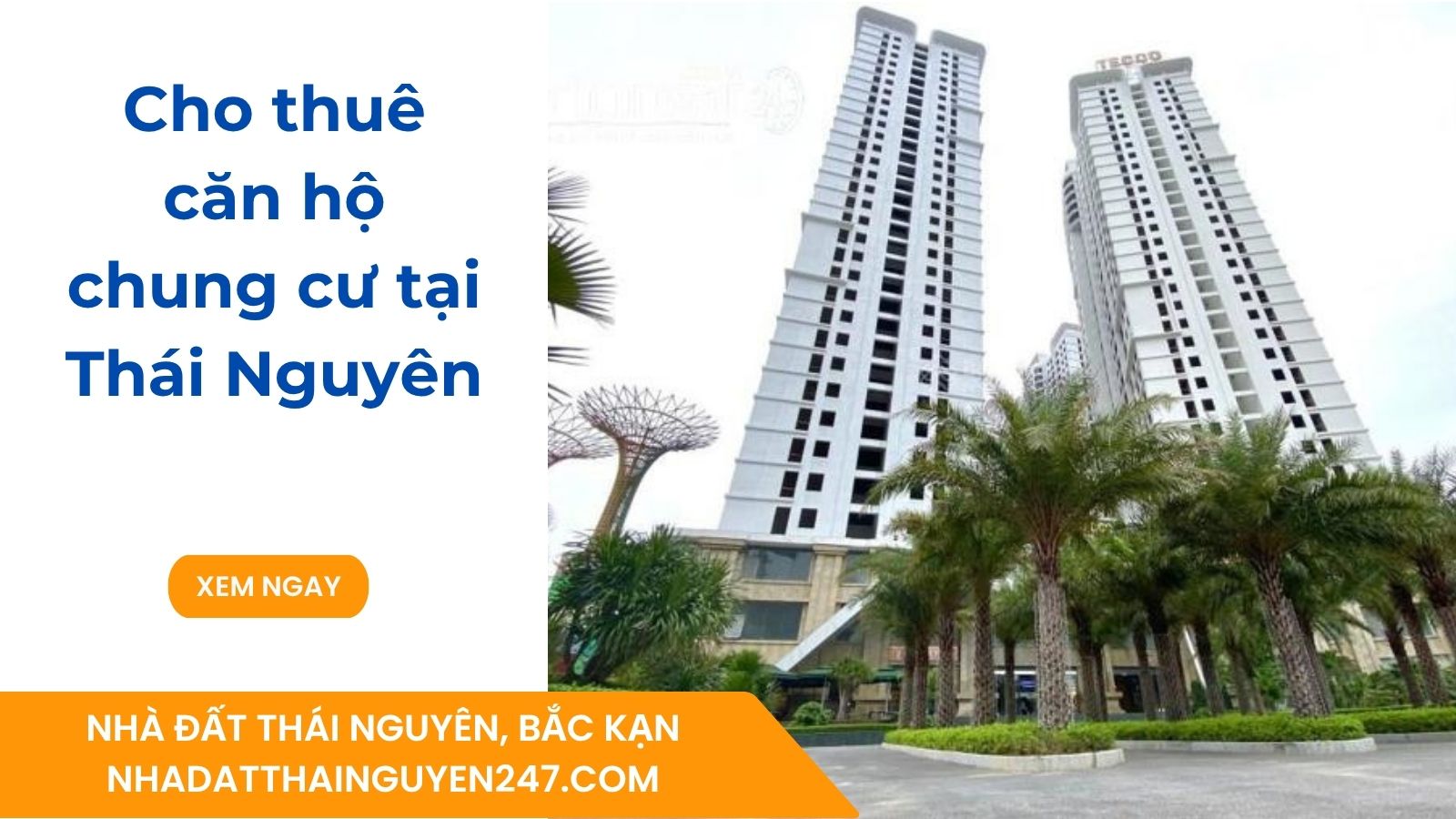 Cho thuê căn hộ chung cư tại Thái Nguyên