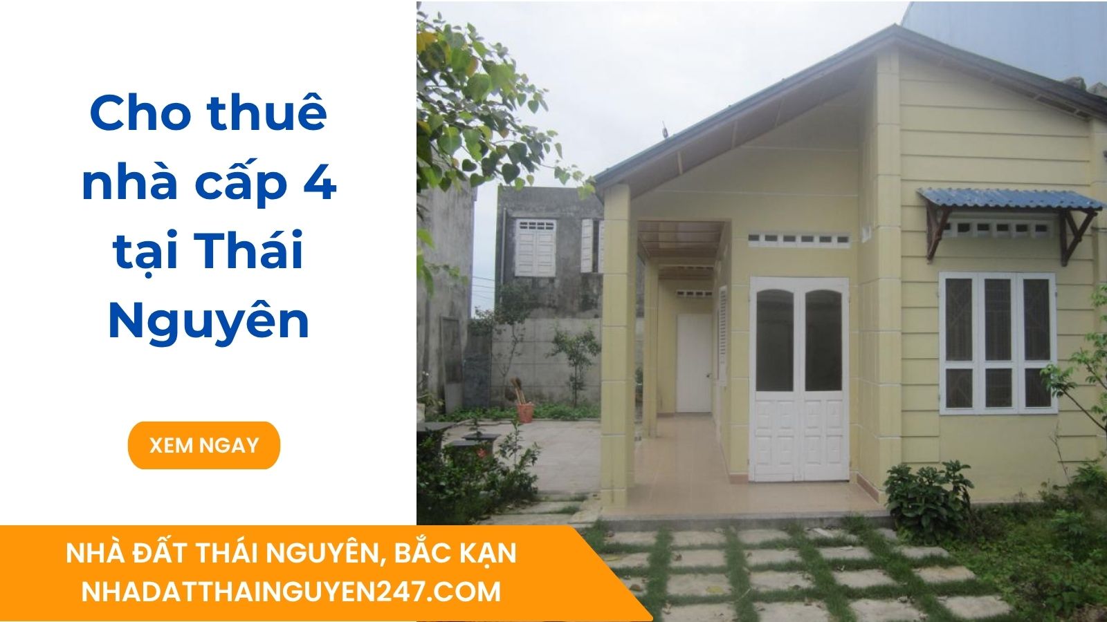 Cho thuê nhà cấp 4 tại Thái Nguyên
