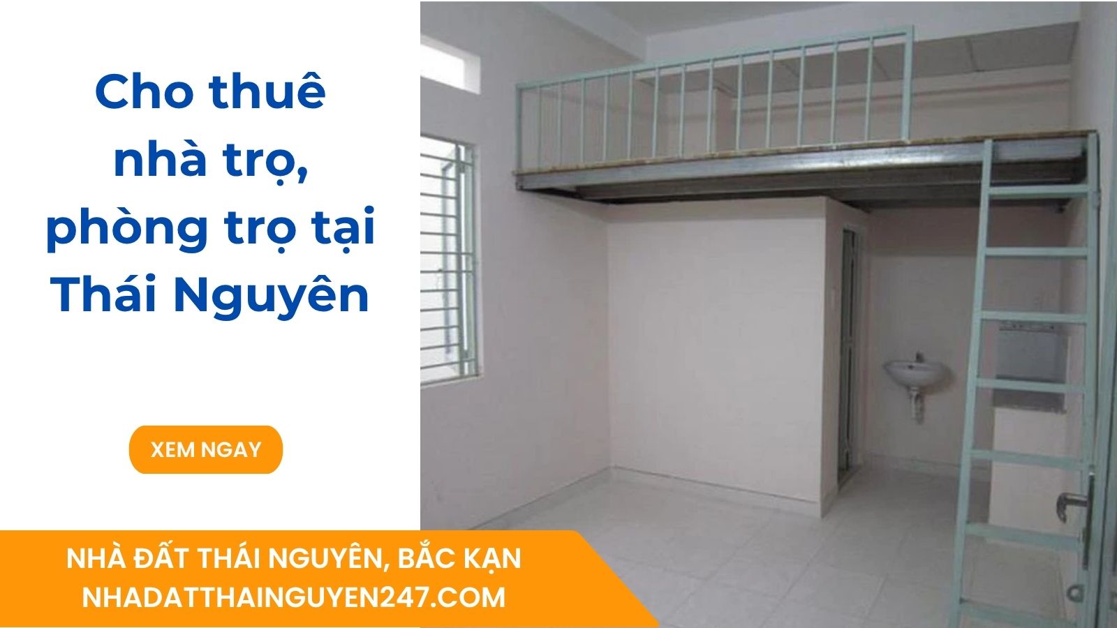 Cho thuê nhà trọ, phòng trọ tại Thái Nguyên
