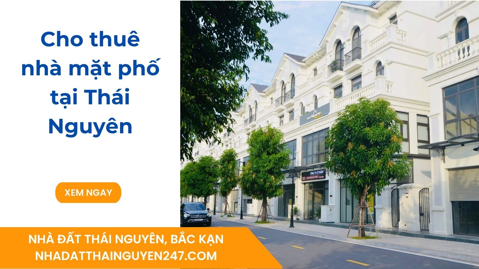 Cho thuê shophouse, nhà phố thương mại tại Thái Nguyên